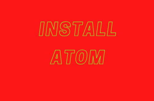 install-atom-code-editor-quick