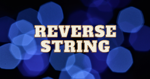 reverse-a-string-quick