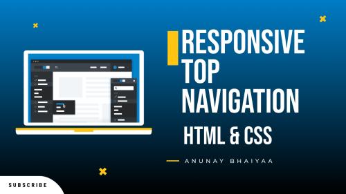 How To Create An Responsive Navigation Bar Using HTML & CSS - 开源博客