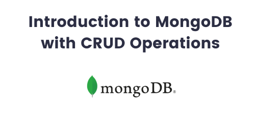 Introduction to mongodb with crud operations quick 